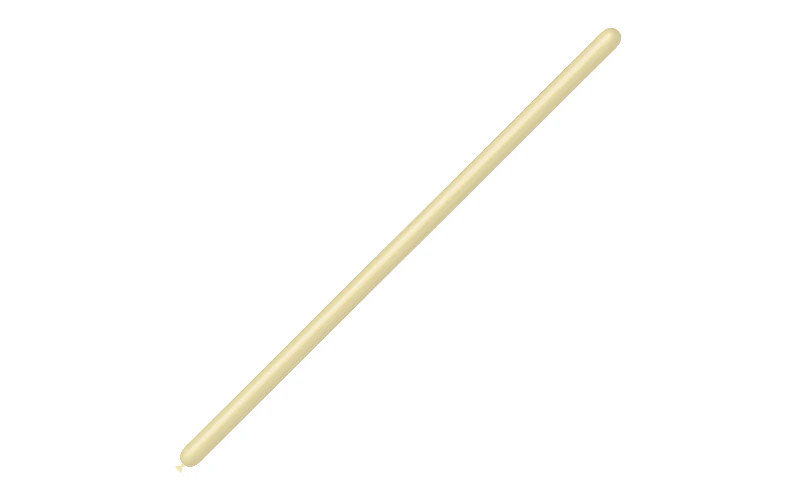 160BN Balloonia Brand Professional Line Twisting/Modelling Latex Balloons Standard Ivory (100 Per Bag) - Image 3