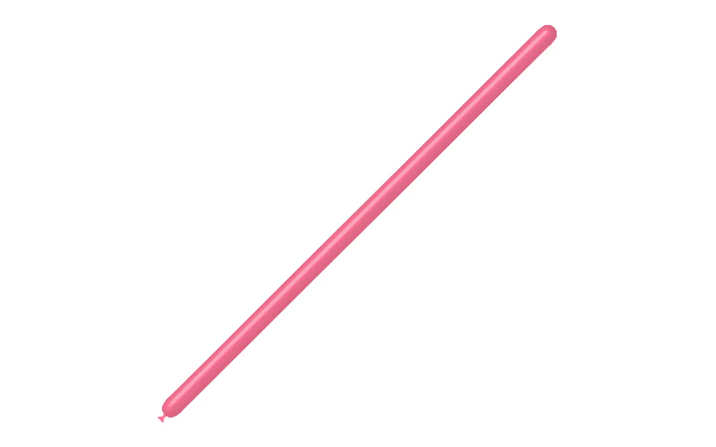 160BN Balloonia Brand Professional Line Twisting/Modelling Latex Balloons Standard Pink (100 Per Bag) - Image 3