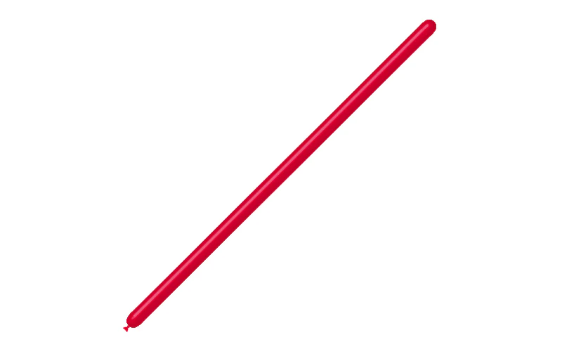 160BN Balloonia Brand Professional Line Twisting/Modelling Latex Balloons Standard Red (100 Per Bag) - Image 3