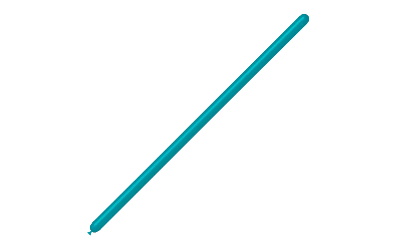 160BN Balloonia Brand Professional Line Twisting/Modelling Latex Balloons Standard Turquoise (100 Per Bag) - Image 3