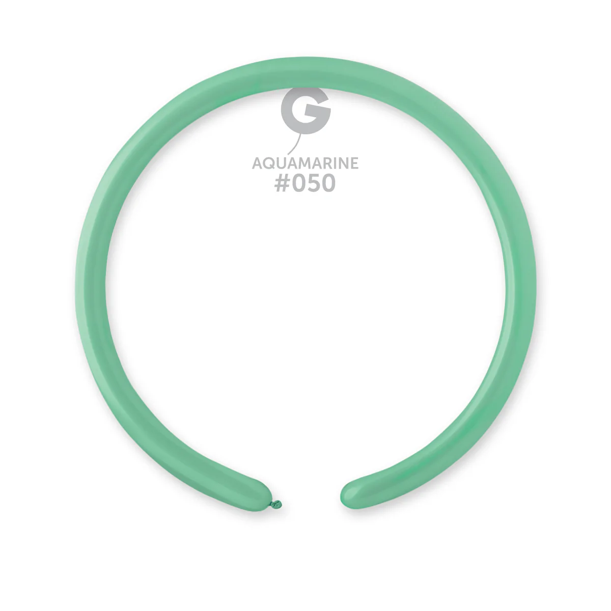160G Gemar Latex Balloons (Bag of 50) Modelling/Twisting Aquamarine