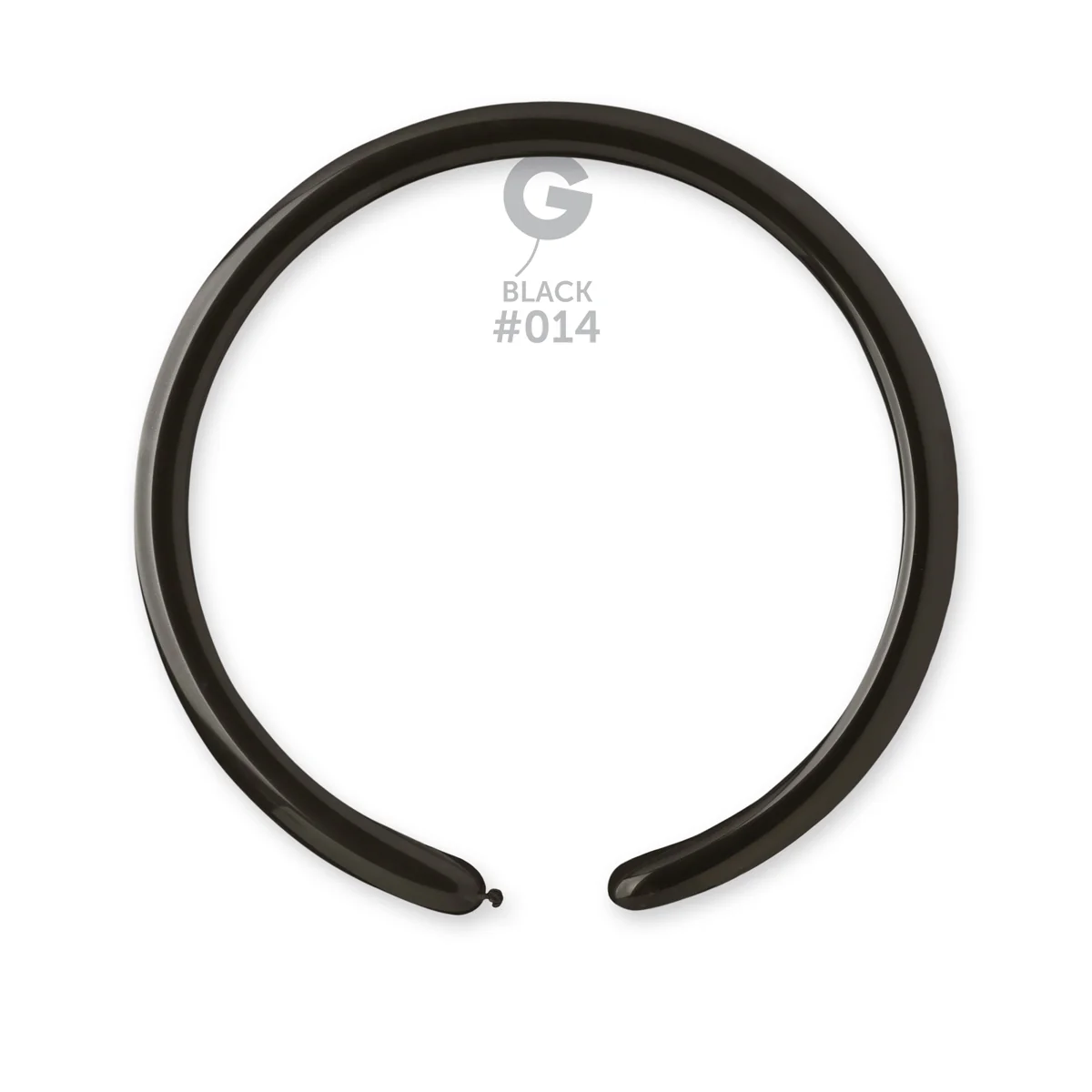 160G Gemar Latex Balloons (Bag of 50) Modelling/Twisting Black