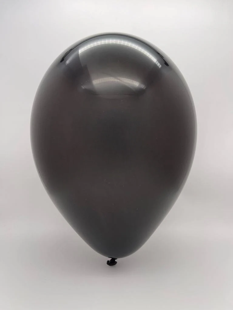 160G Gemar Latex Balloons (Bag of 50) Modelling/Twisting Black - Image 2