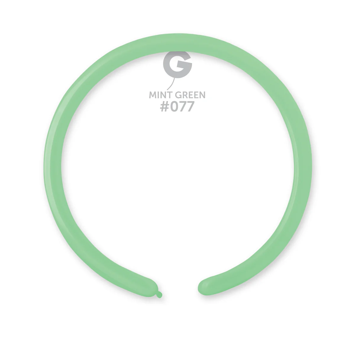 160G Gemar Latex Balloons (Bag of 50) Modelling/Twisting Mint Green