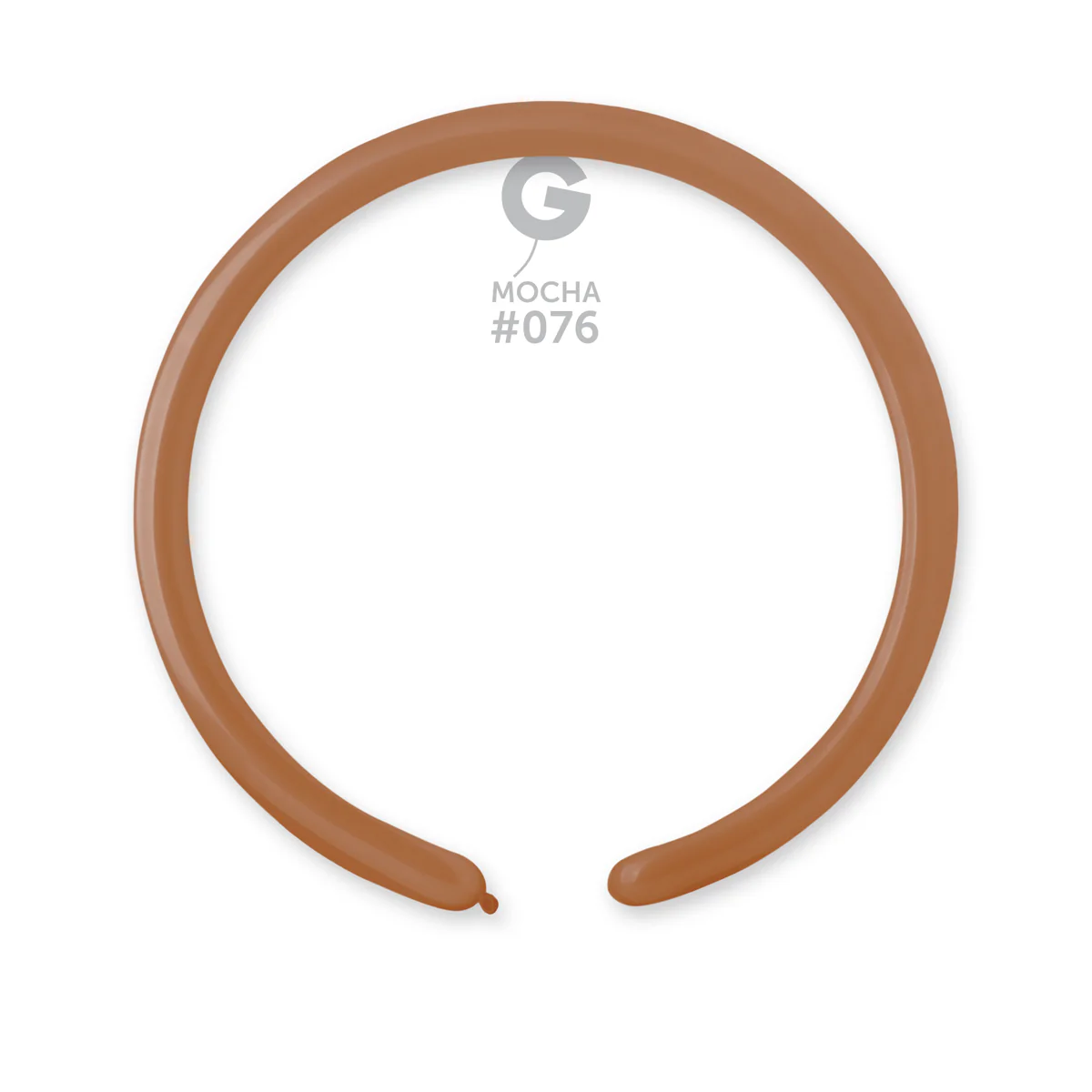 160G Gemar Latex Balloons (Bag of 50) Modelling/Twisting Mocha
