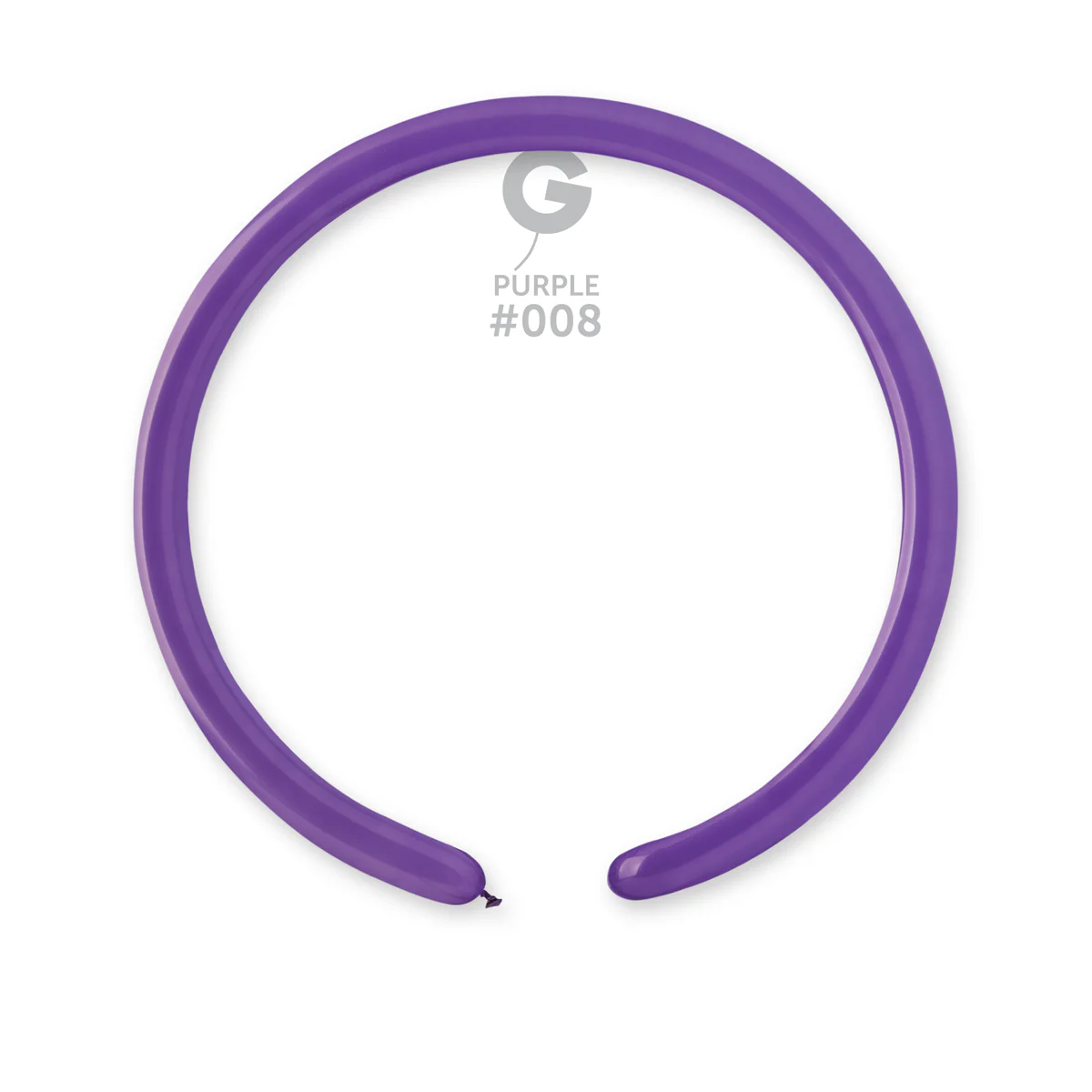 160G Gemar Latex Balloons (Bag of 50) Modelling/Twisting Purple