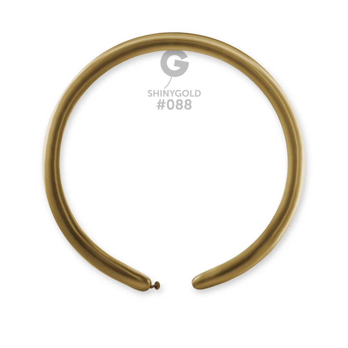 160G Gemar Latex Balloons (Bag of 50) Shiny Gold Twisting/Modelling