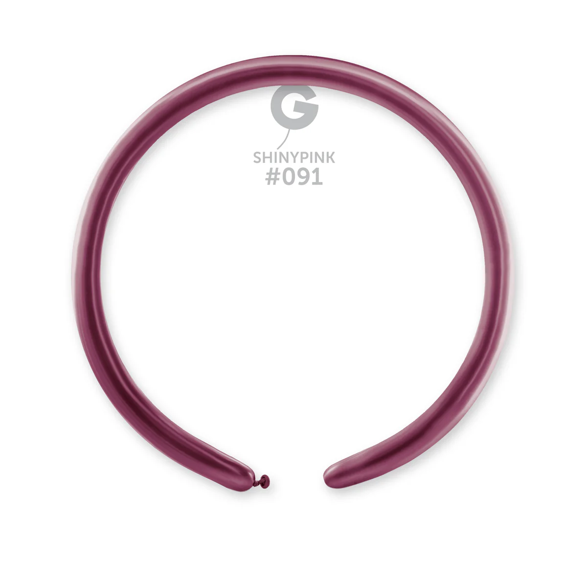 160G Gemar Latex Balloons (Bag of 50) Shiny Pink Twisting/Modelling