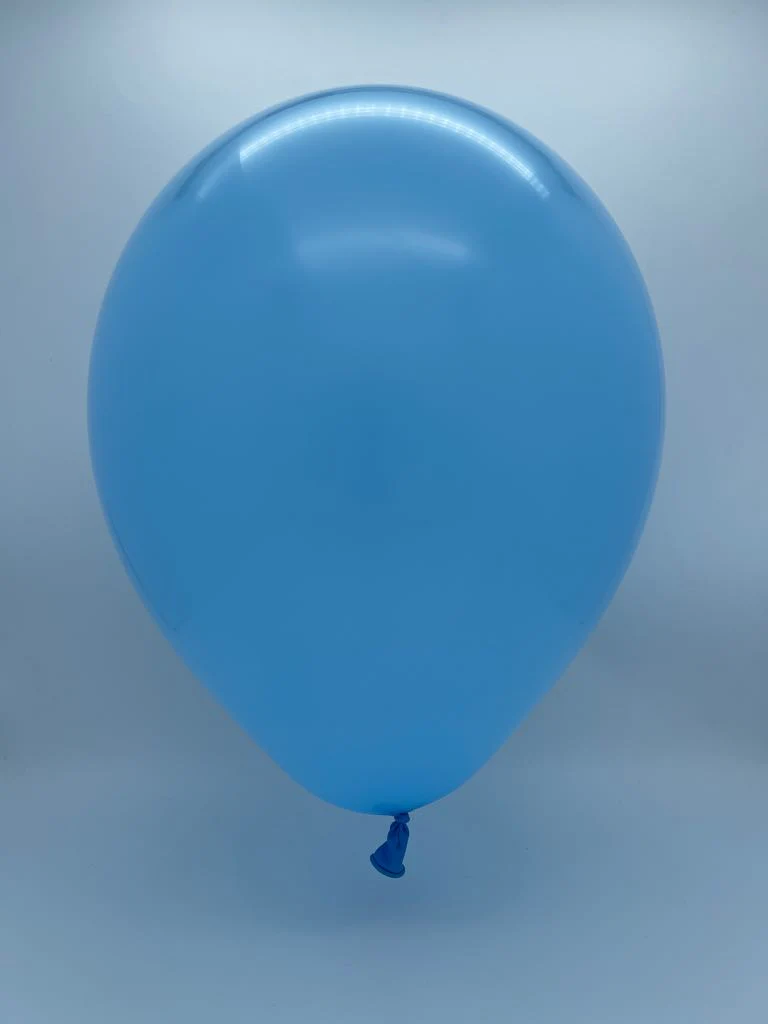 160K Nozzle Up Kalisan Twisting Latex Balloons Standard Baby Blue (50 Per Bag) - Image 2