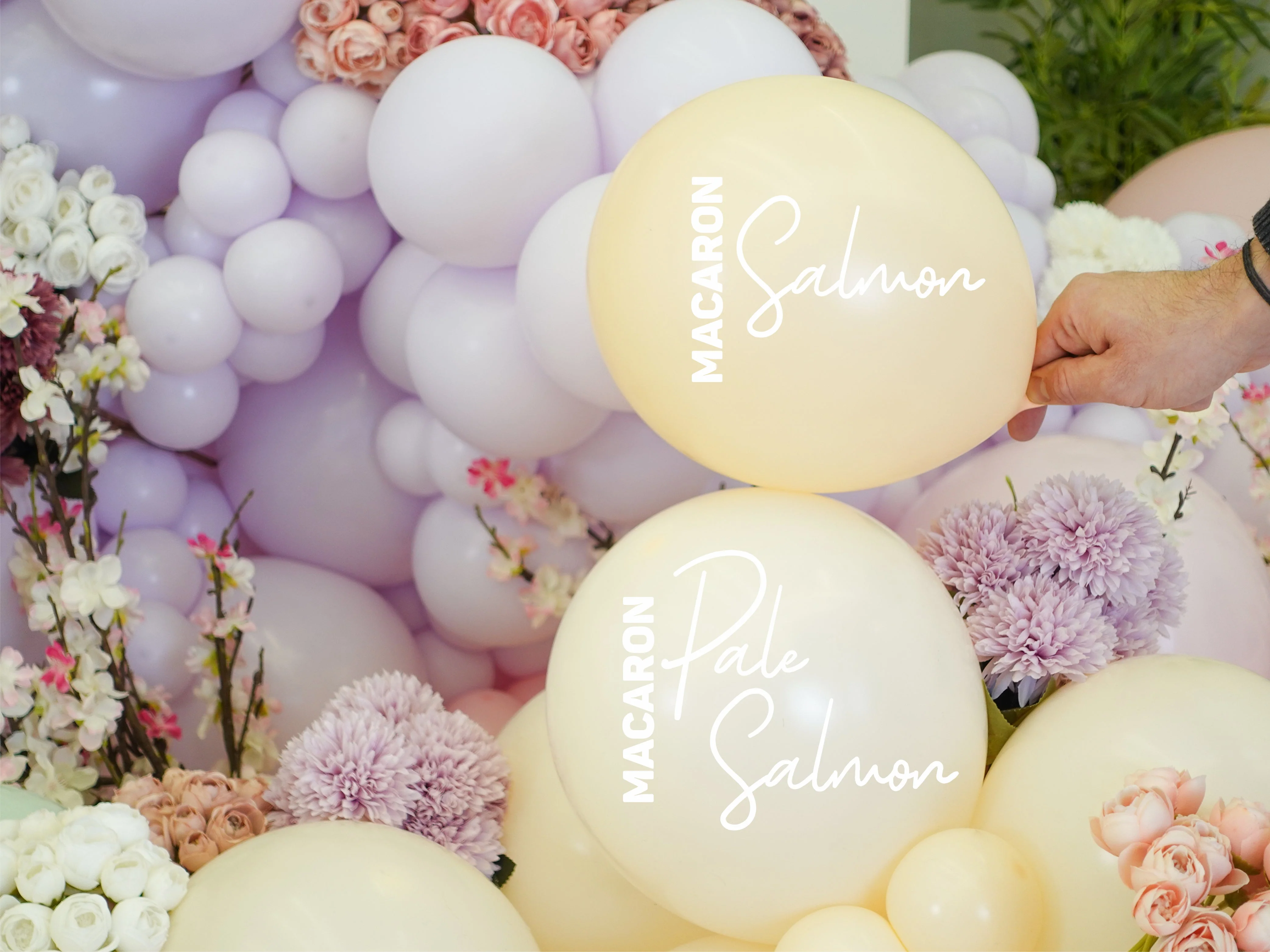 160K Nozzle Up Kalisan Twisting Latex Balloons Standard Macaron Pale Salmon (50 Per Bag) - Image 4