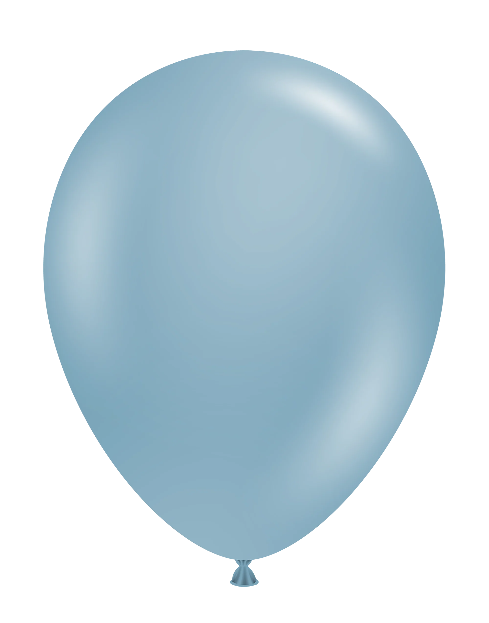 17" Blue Slate Tuftex Latex Balloons Designer Balloons (25 Per Bag)