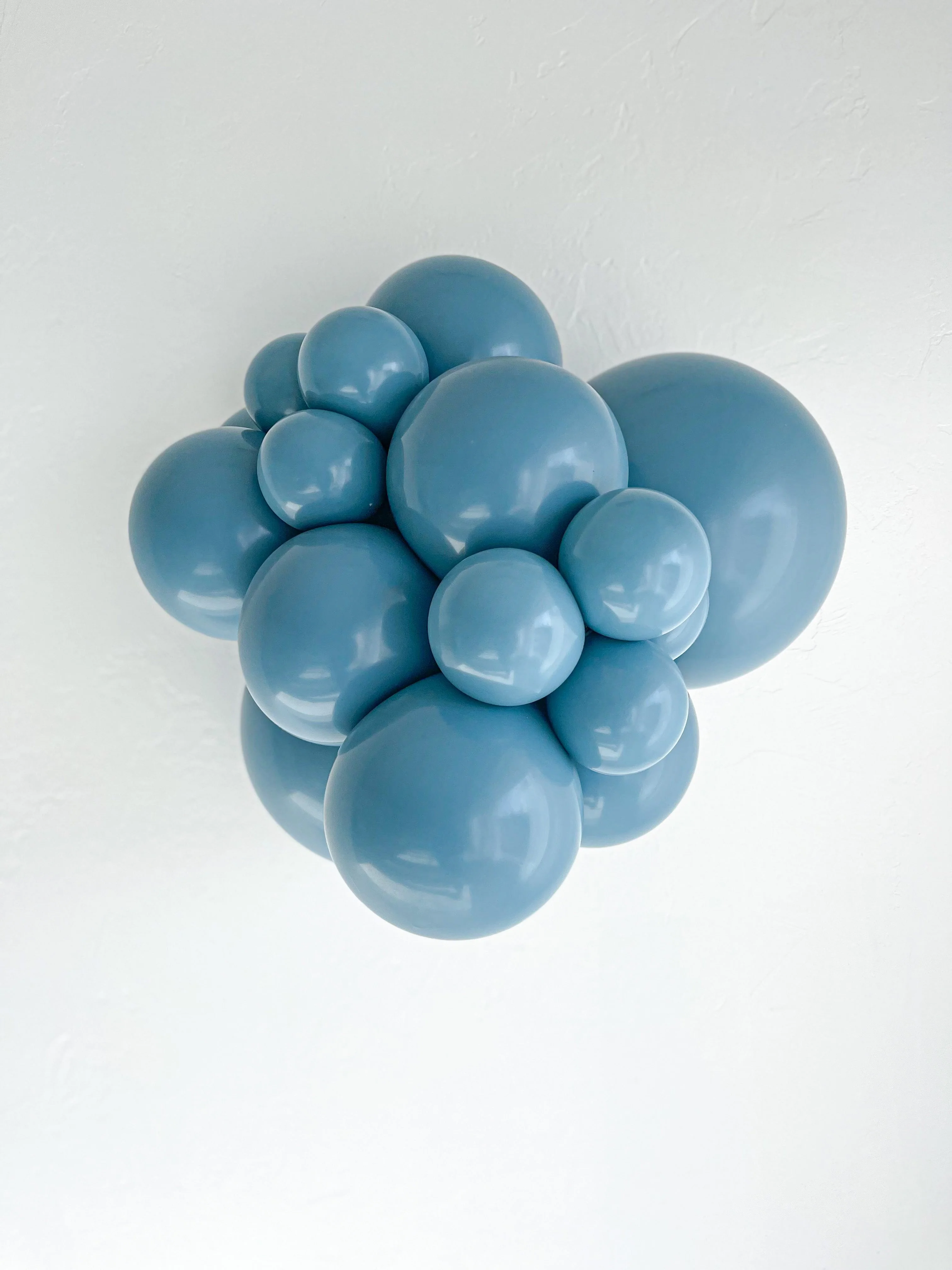 17" Blue Slate Tuftex Latex Balloons Designer Balloons (25 Per Bag) - Image 3
