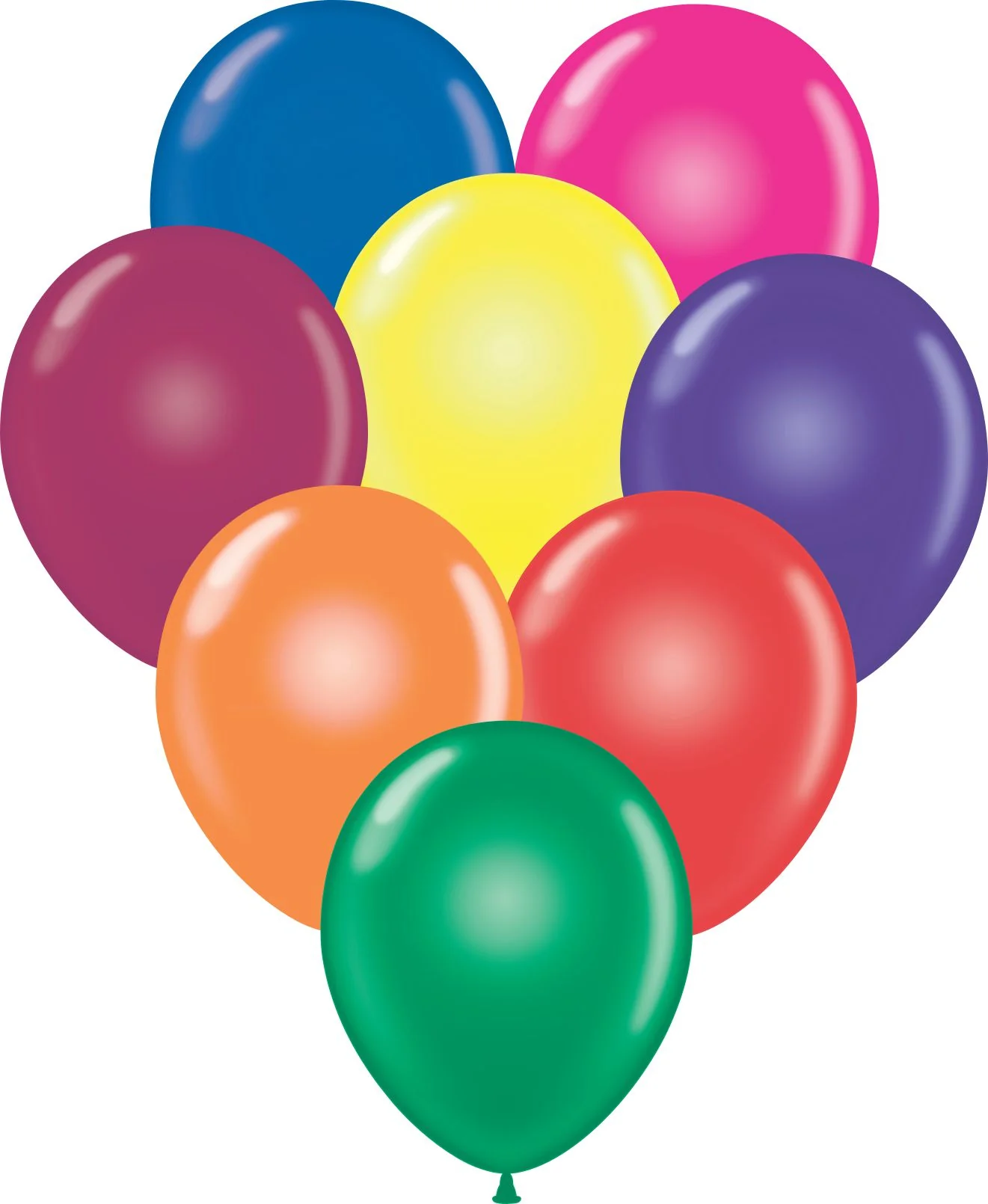 17" Crystal/Jewel Assorted Tuftex Latex Balloons (50 Per Bag)