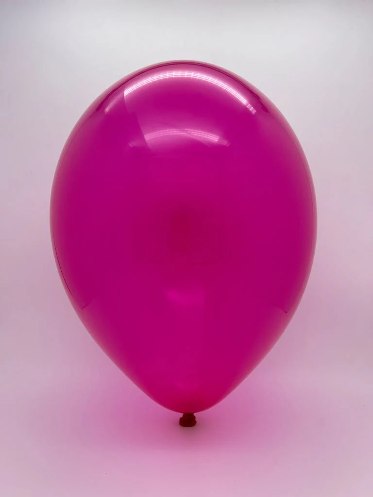 17" Crystal/Jewel Magenta Tuftex Latex Balloons (50 Per Bag) - Image 2
