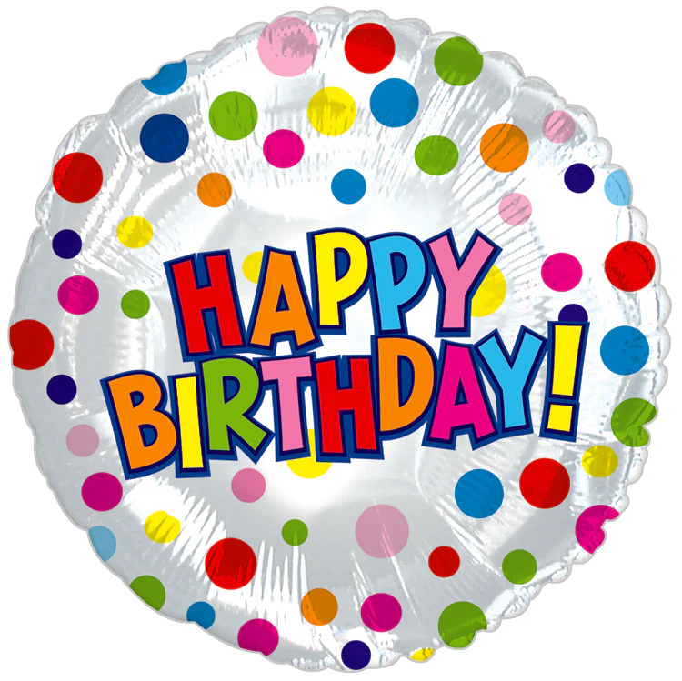 17" Happy Birthday Treat Balloon - Image 2