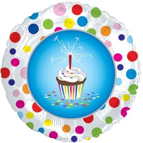 17" Happy Birthday Treat Balloon - Image 3