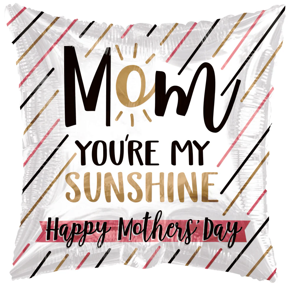 17" Mom Sunshine Foil Balloon