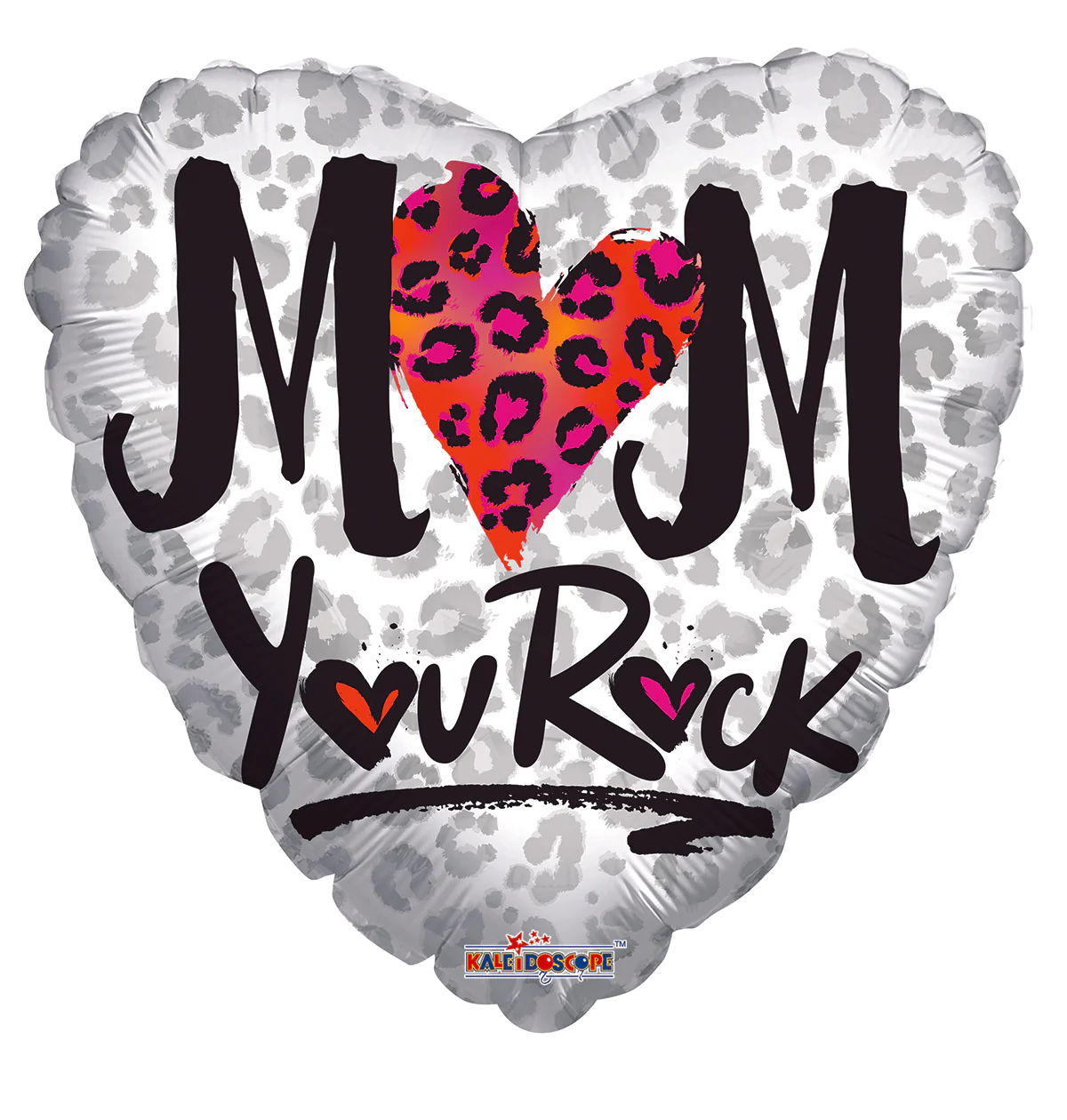 17" Mom You Rock Foil Balloon