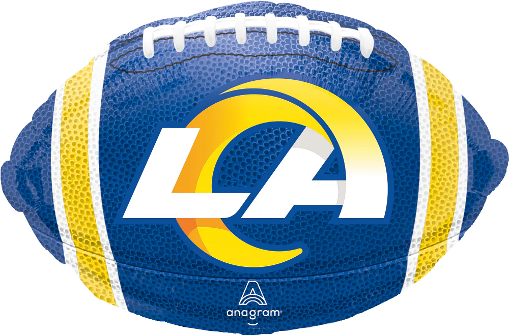 17" NFL Football Los Angeles Rams Foil Balloon