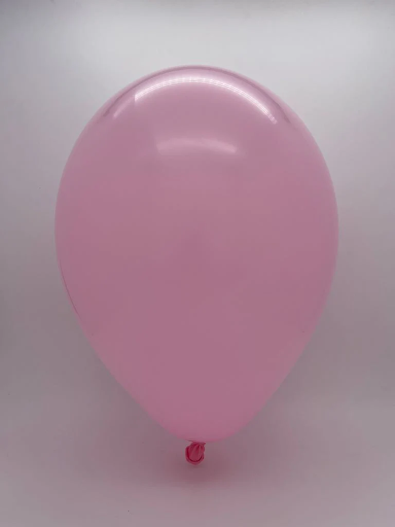 17" Baby Pink Tuftex Latex Balloons Designer Balloons (25 Per Bag) - Image 2