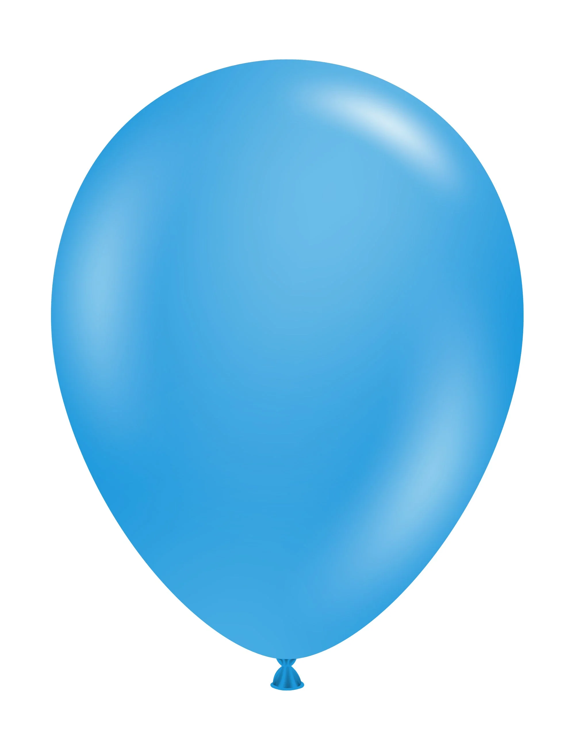 17" Standard Blue Tuftex Latex Balloons (25 Per Bag)