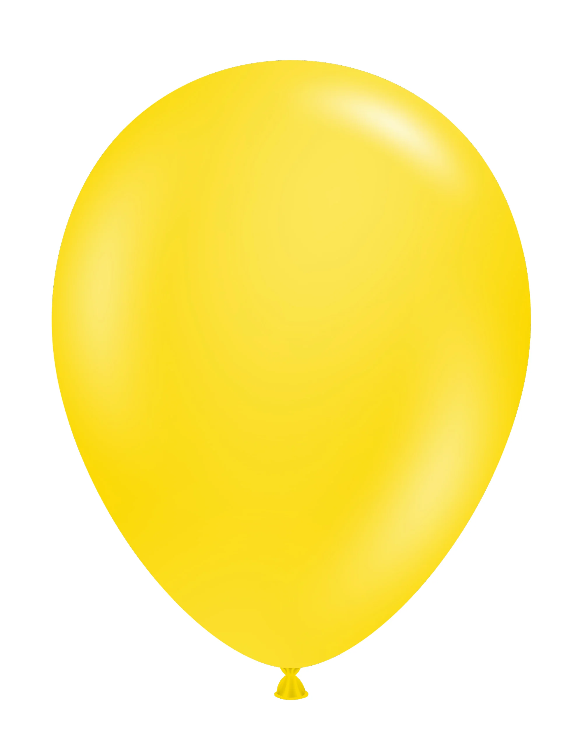 17" Standard Yellow Tuftex Latex Balloons (50 Per Bag)