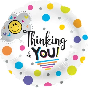 17" Thinking Of You Thought Cloud Foil Balloon