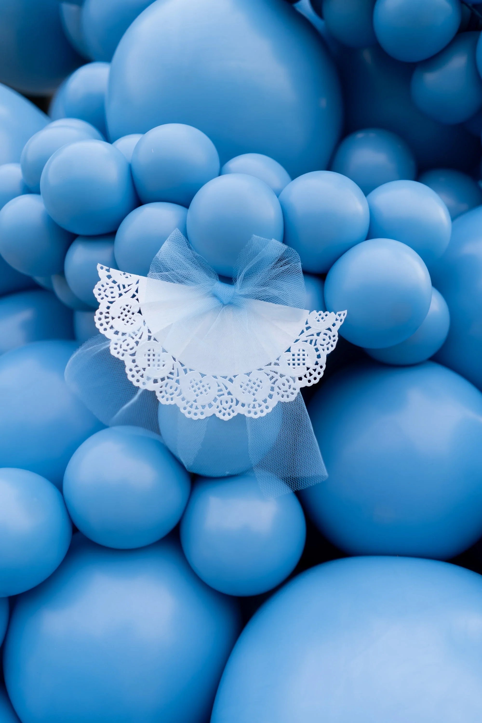 17" Georgia Pearl True Blue Tuftex Latex Balloons Designer Balloons (25 Per Bag) - Image 3