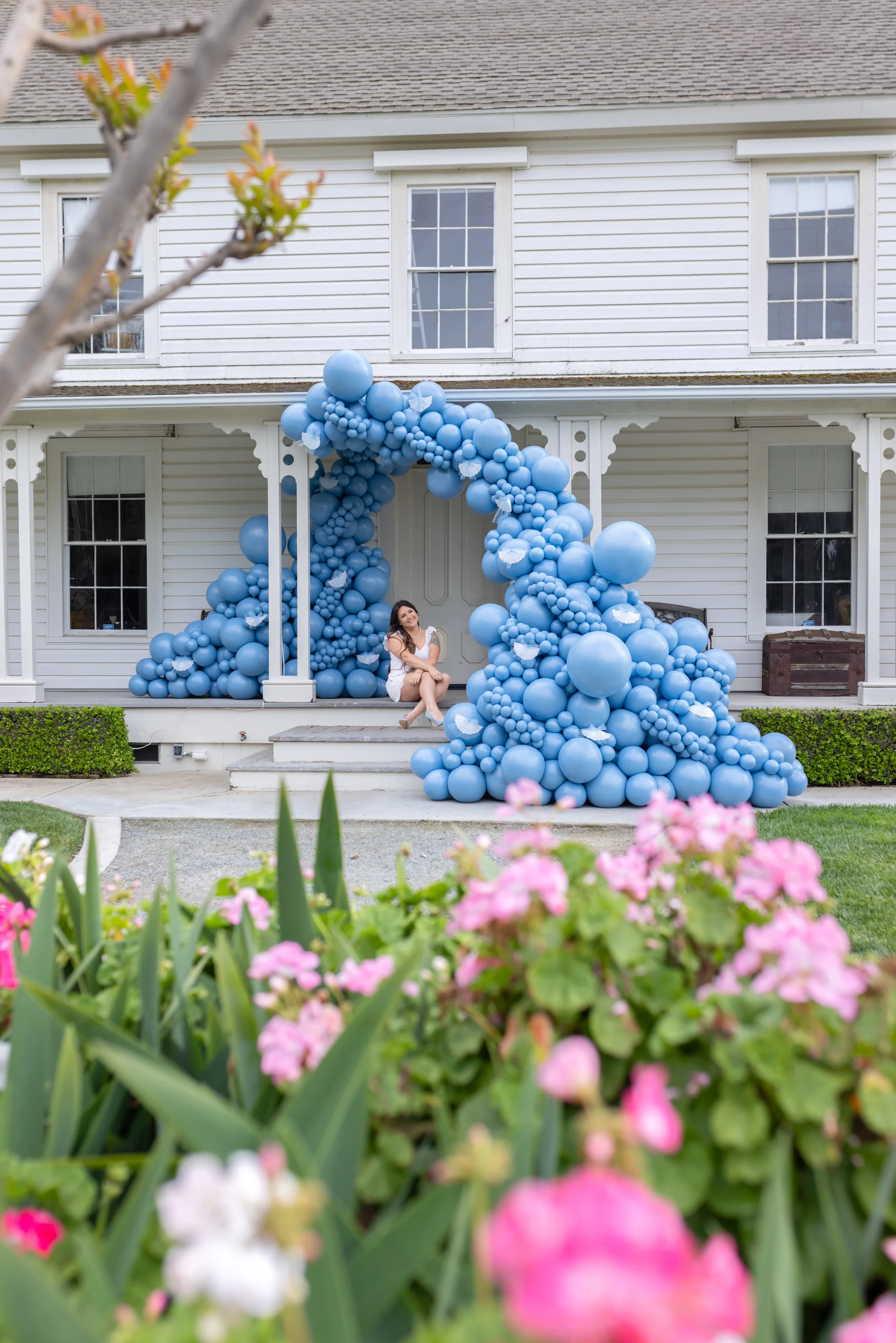 17" Georgia Pearl True Blue Tuftex Latex Balloons Designer Balloons (50 Per Bag) - Image 6