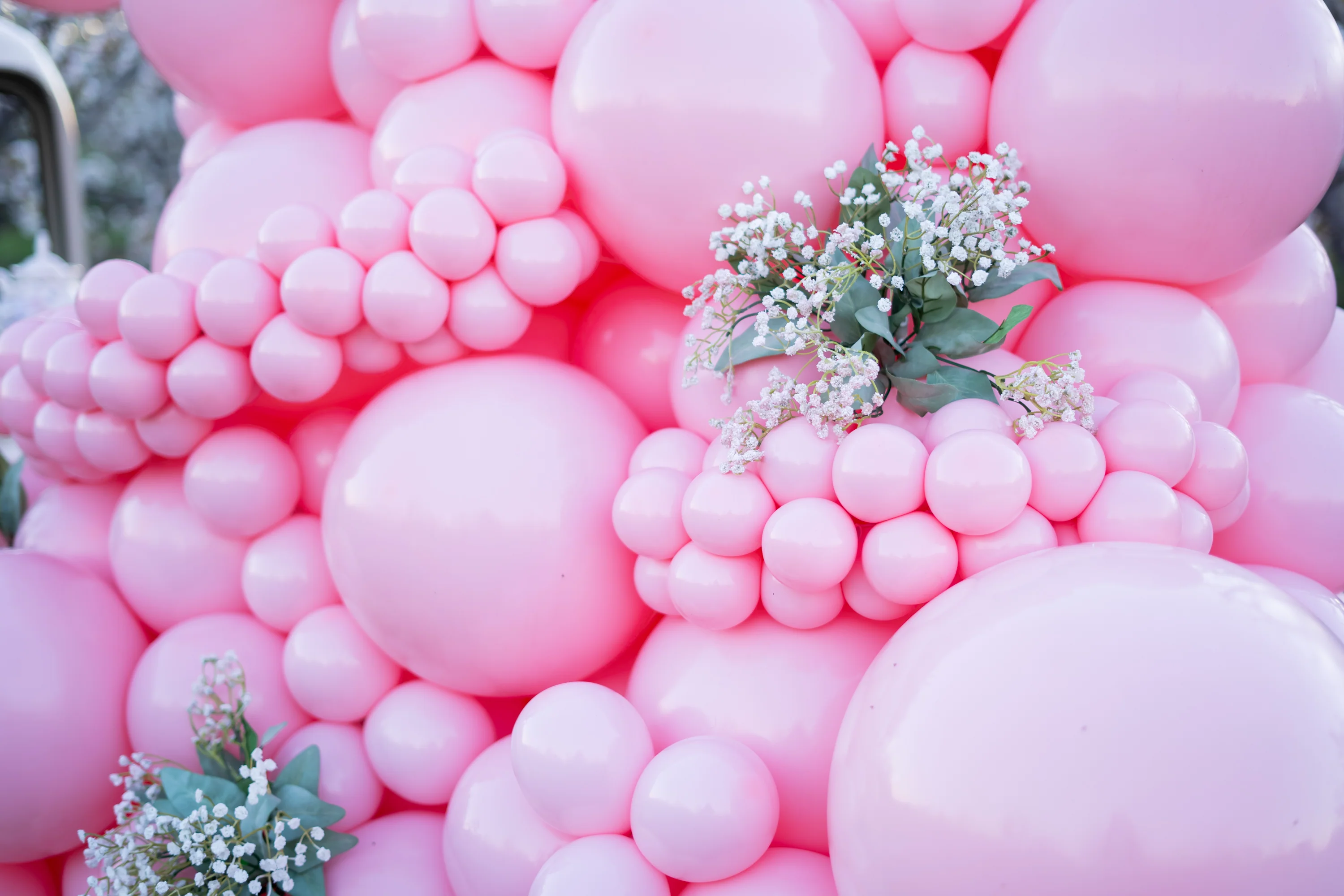 17" Romey Pearl Pink Tuftex Latex Balloons Designer Balloons (50 Per Bag) - Image 9