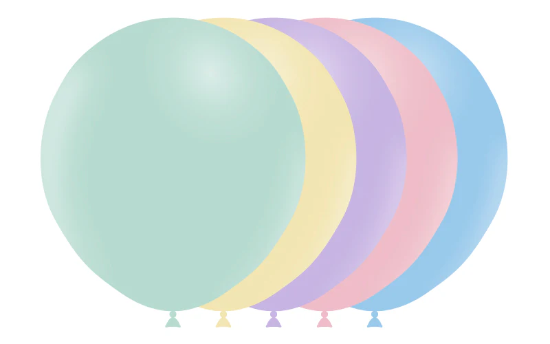 18" Balloonia Latex Balloons Professional Line Matte Assorted (10 Per Bag) - Image 2