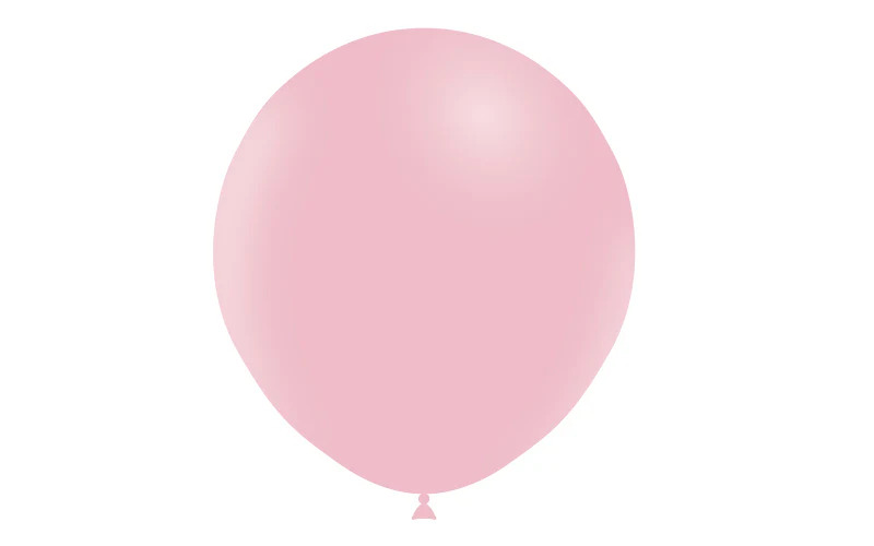 18" Balloonia Latex Balloons Professional Line Matte Baby Pink (10 Per Bag) - Image 3