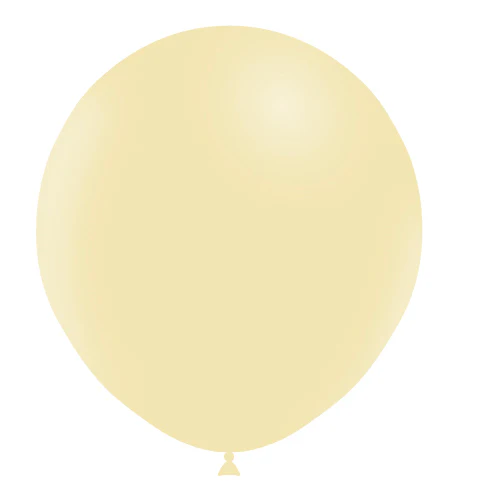 18" Balloonia Latex Balloons Professional Line Matte Yellow (10 Per Bag)