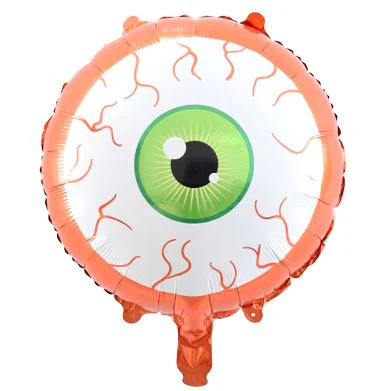 18" Eyeball Orange Balloon