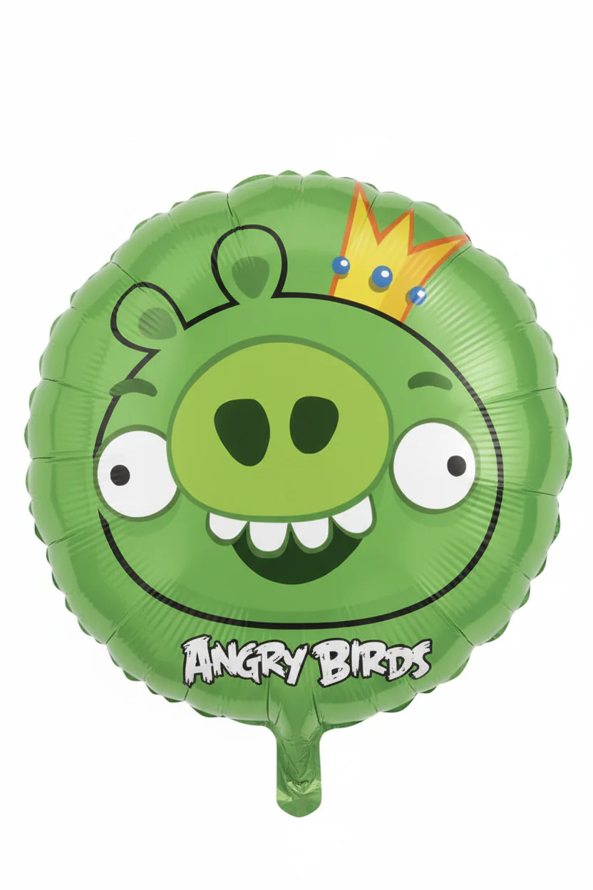 18" Angry Birds King Pig Mylar Balloon