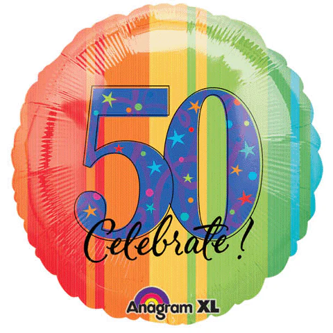18" ATP A Year to Celebrate 50 Balloon