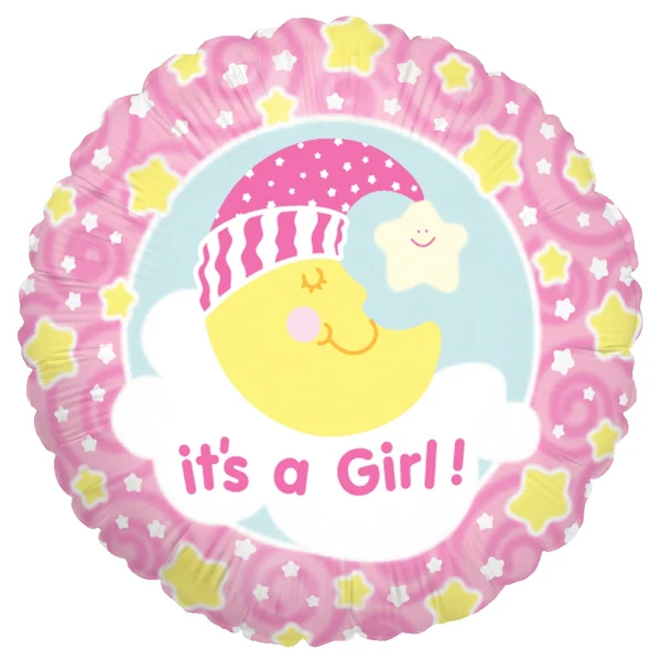 18" Balloon Packaged Slumber Moon Girl