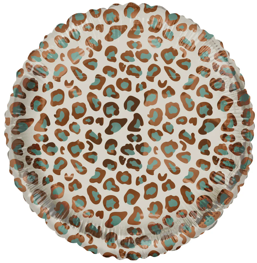 18" Catty Wild Leopard Foil Balloon Brand Tuftex