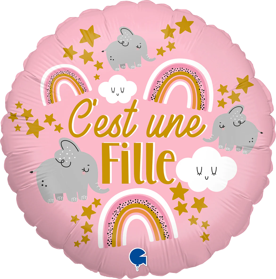 18" C'est Une Fille (French) Foil Balloon