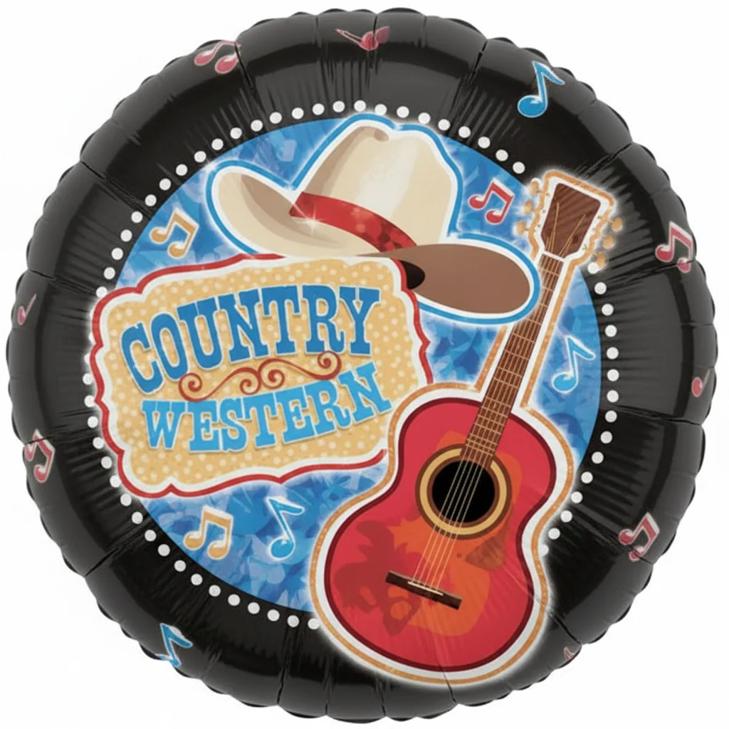18" Country Western Prismatic Balloon