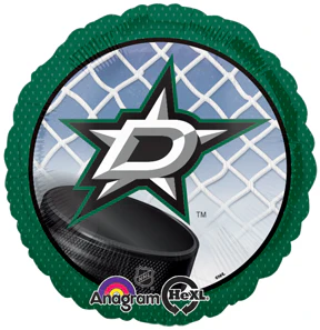 18" Dallas Stars NHL Hockey Mylar Balloon