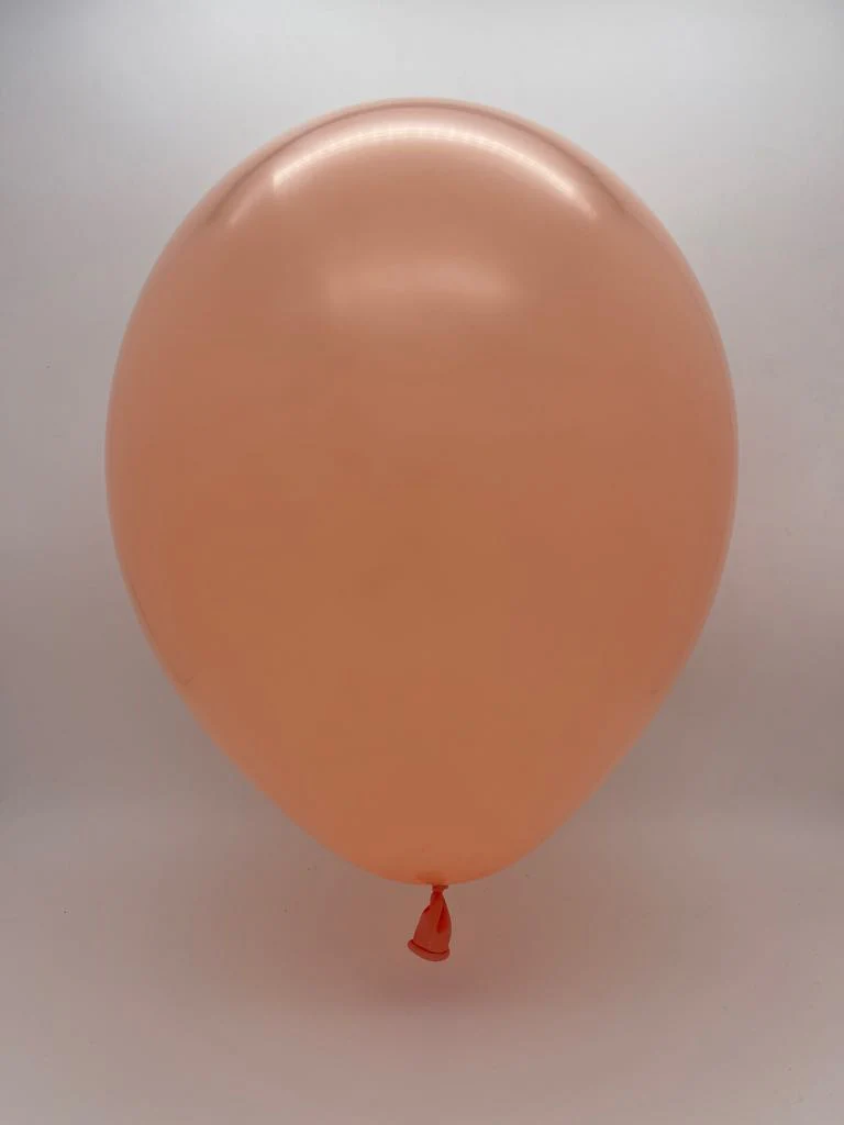 18" Deco Peach Decomex Latex Balloons (25 Per Bag) - Image 2