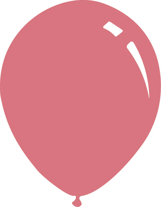 18" Deco Rose Decomex Latex Balloons (25 Per Bag)