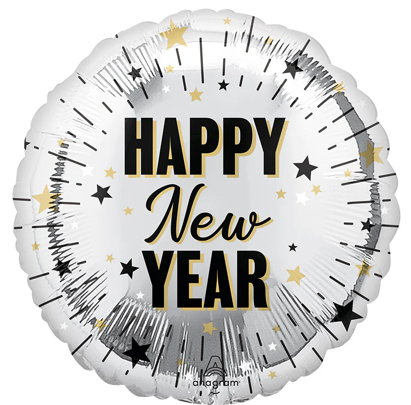 18" Elegant New Year Celebration Foil Balloon
