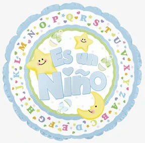 18" Es Un Nino Baby Balloon (Spanish)