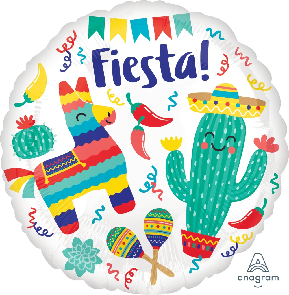 18" Fiesta Party Foil Balloon