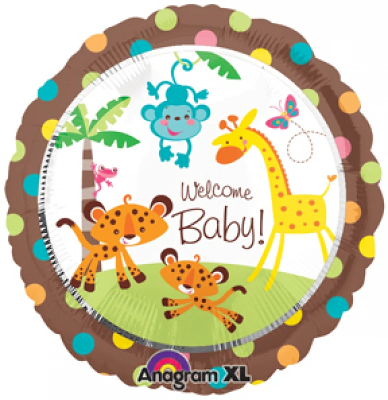 18" Fisher Price Welcome Baby! Balloon