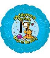 18" Garfield what Happens at the Party Balloon