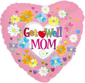 18" Get Well Mom Balloon