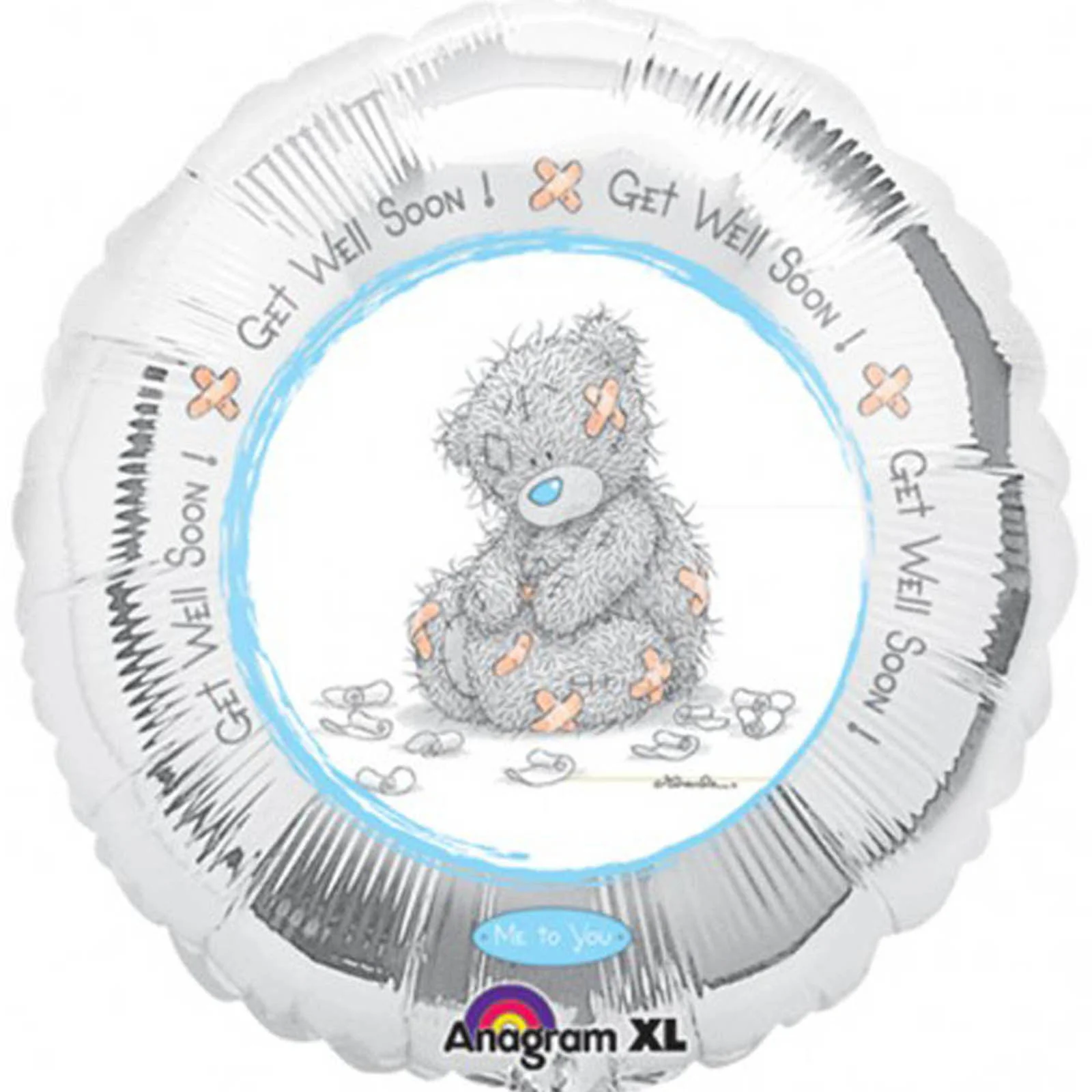 18" Get Well Soon Me To You Foil Balloon